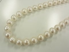 淡水パール大珠ネックレス(白）10mm