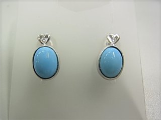 トルコ石 (スリーピングビューティー産) ☆12月誕生石 - 三幸物産