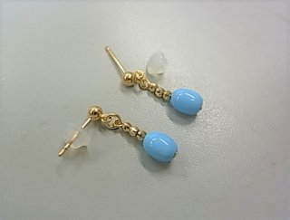 BIZOUX - bizouxビズー K18YGスリーピングビューティー ターコイズ ピアス 希少の通販 by rinrin's  shop｜ビズーならラクマ