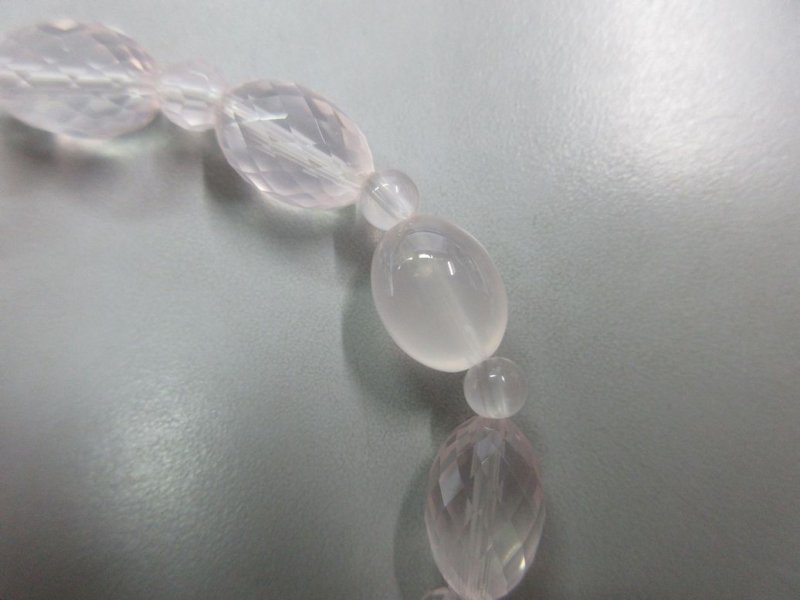 画像2: 作らないとない。美ローズクォーツ ブレスレット (内周16cm) (2)