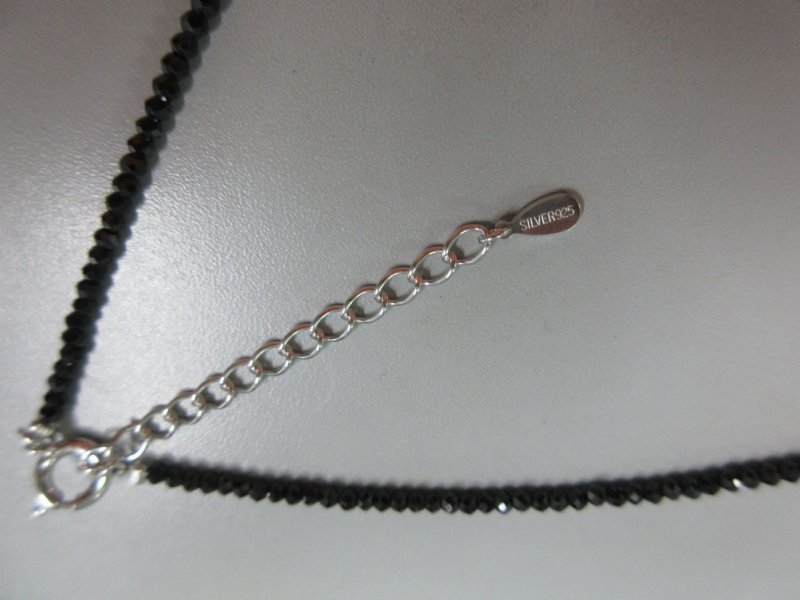 画像4: SV925 パールと黒の天然石のフリンジ ペンダント + ピアスのお得セット! (4)