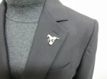 画像3: 特価 ★馬 Silver 干支 ピンブローチ  (3)