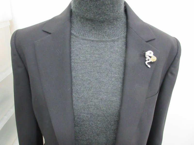 画像2: ルチルクォーツ龍のピンブローチ (2)