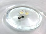 画像5: Pt900／K18WG  カラーチェンジガーネット ピアス (5)