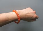 画像2: かくれた逸品　天然オレンジメノウ ブレスレット (2)