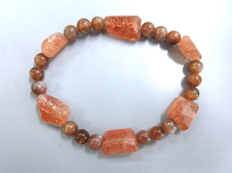 画像1: サンストーン ブレスレット (1)