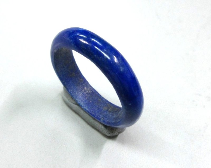 画像1: ラピスラズリ　くりぬきリング (1)