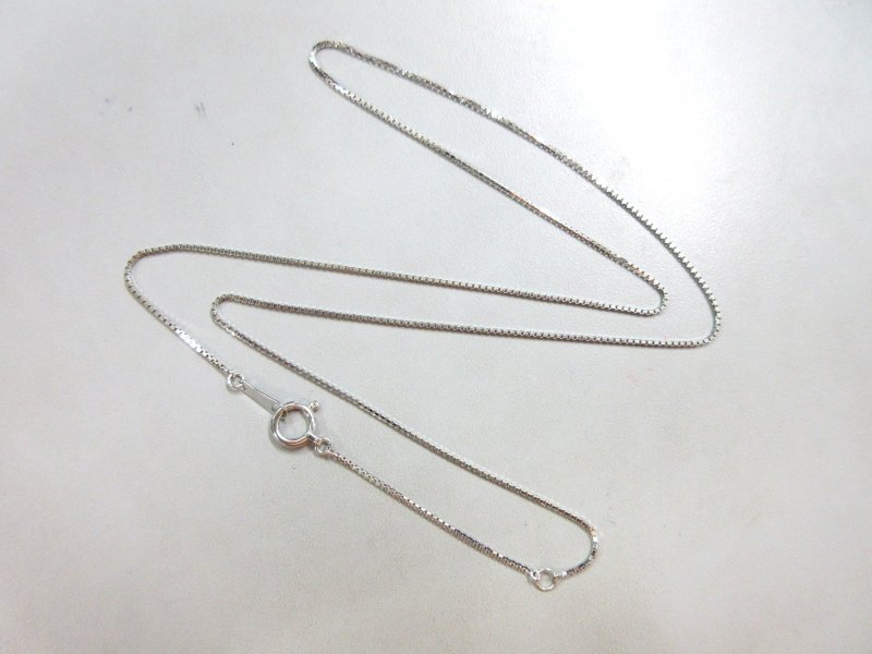 画像1: K18WG ベネチアンチェーン　43cm  2.0g (1)
