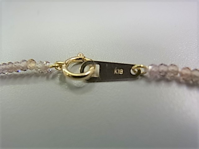 絶対かわいい! 【自然が作り出した花柄】18K 菊花石 ペンダント 絶対かわいい! 【自然が作り出した花柄】18K 菊花石 ペンダント